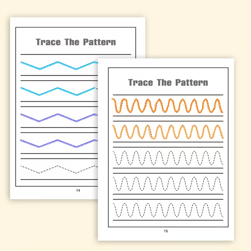 COXCO & Preschool Learning Workbook: Tracing Activity Book with Trace