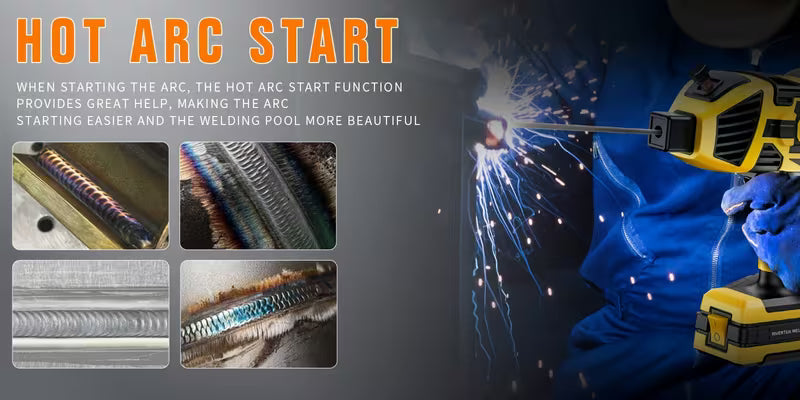 Portable Welder, 110V Handheld Welder with IGBT Inverter, 6-Level Adjustable Current