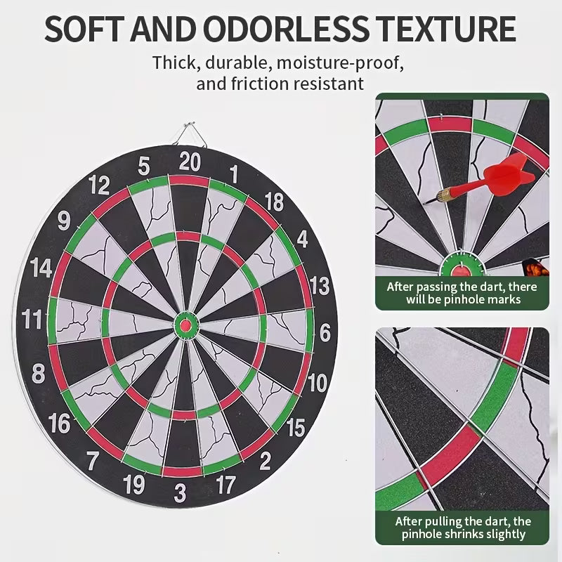 1 Set of 17-inch Dart Board Set Alloy