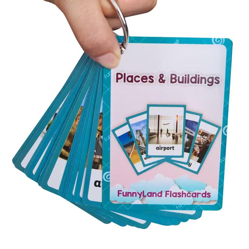 Places Vocabulary Cards for Kids