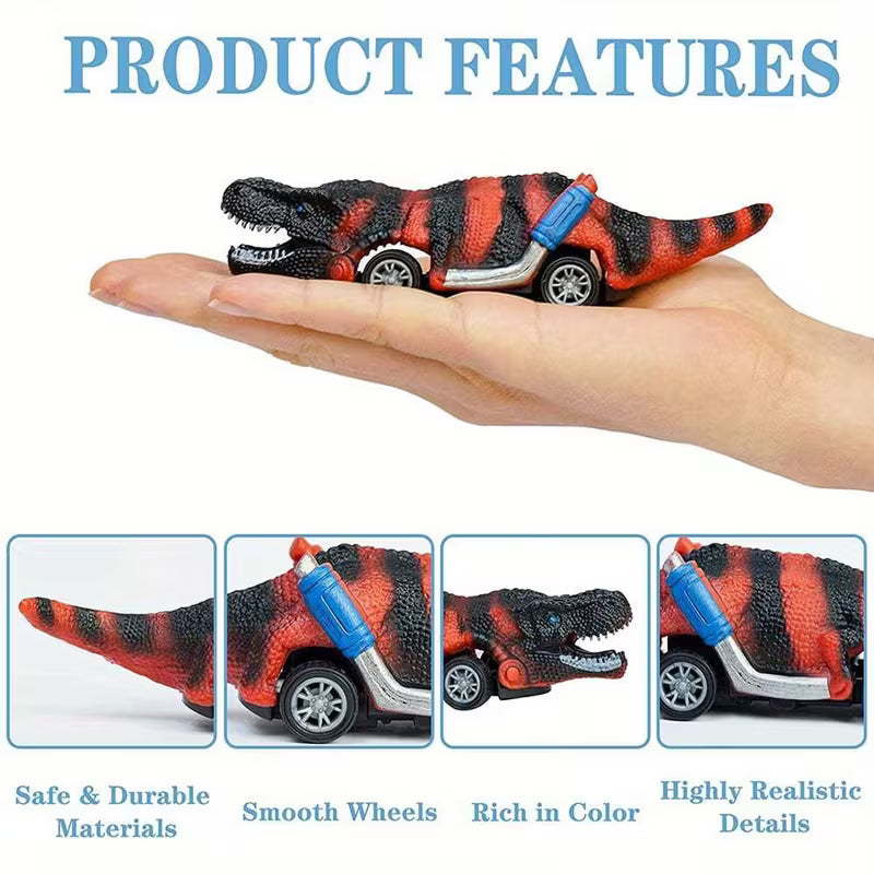 Dinosaur Toy Pull Back Cars