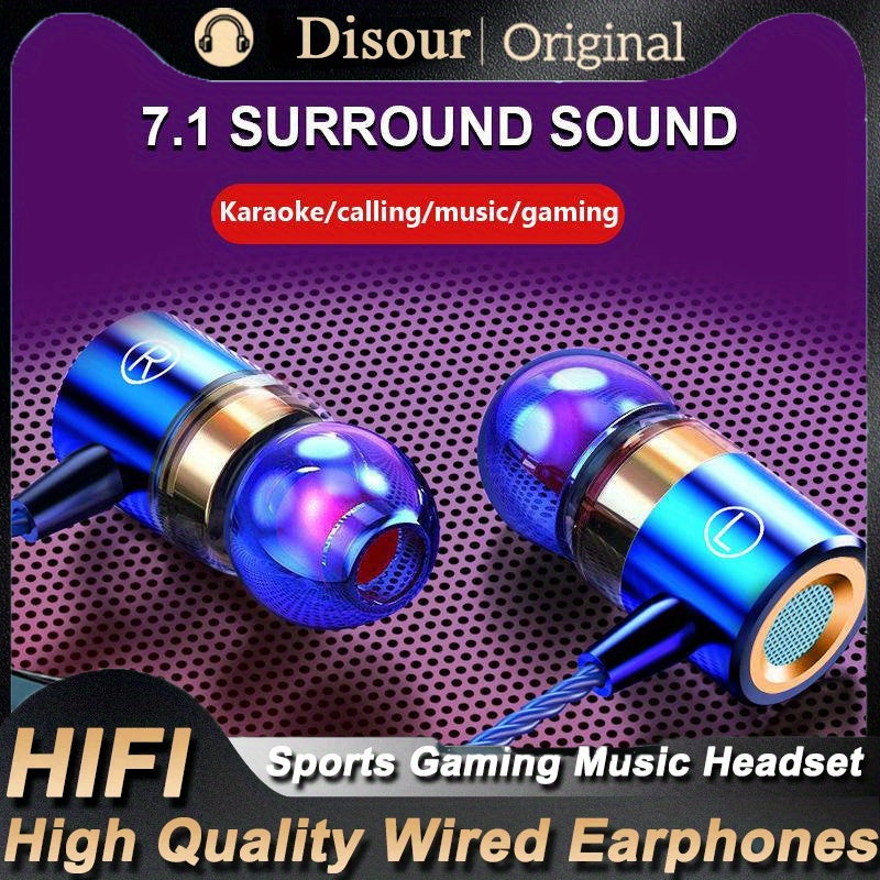 For no lag gaming & heavy bass 3.5mm stereo (7.1