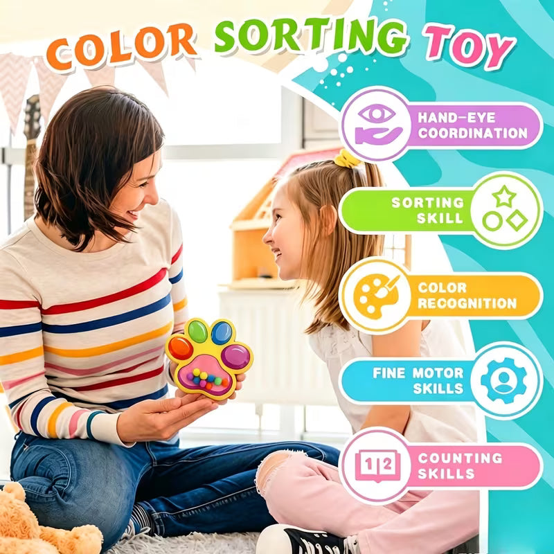 1PC DUTORA Press & Pinch Color Learning Toy Suitable for Over 3