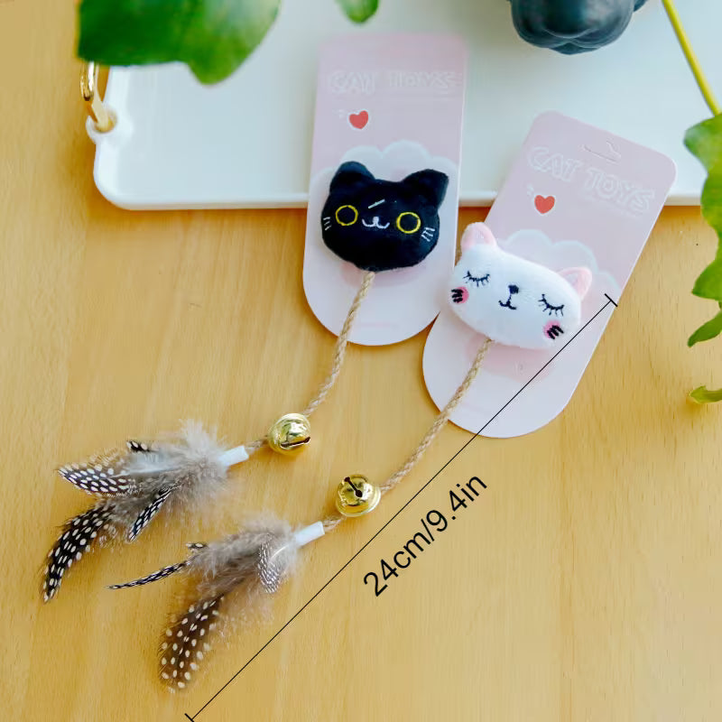 Cute Cat Fun Toy | Bell Cat Toy Pet Twine