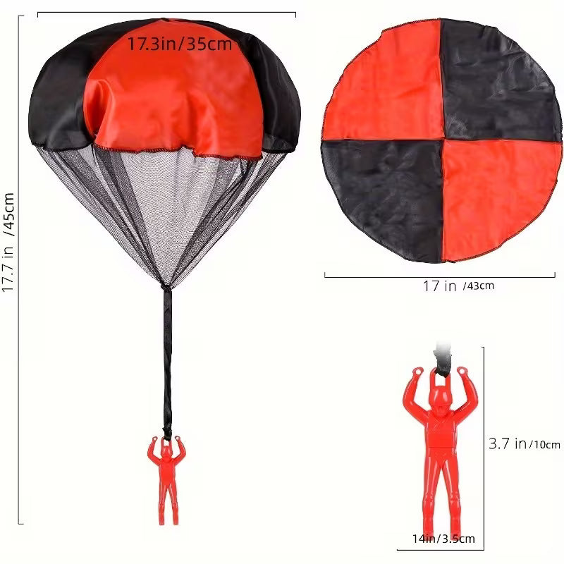 3-Pack 2025 Best Small Outdoor Parachute Toy, Random Color