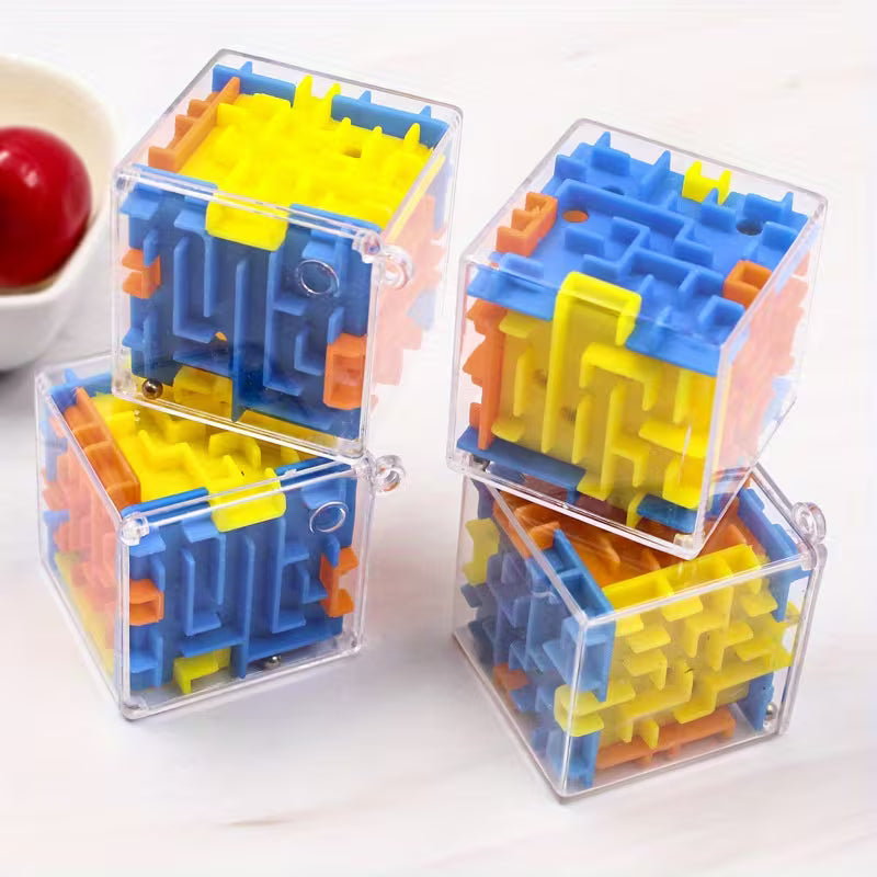 Gift for Her/him 4/25-Piece 3D Maze Kids Puzzle Toy Mini Rolling Ball
