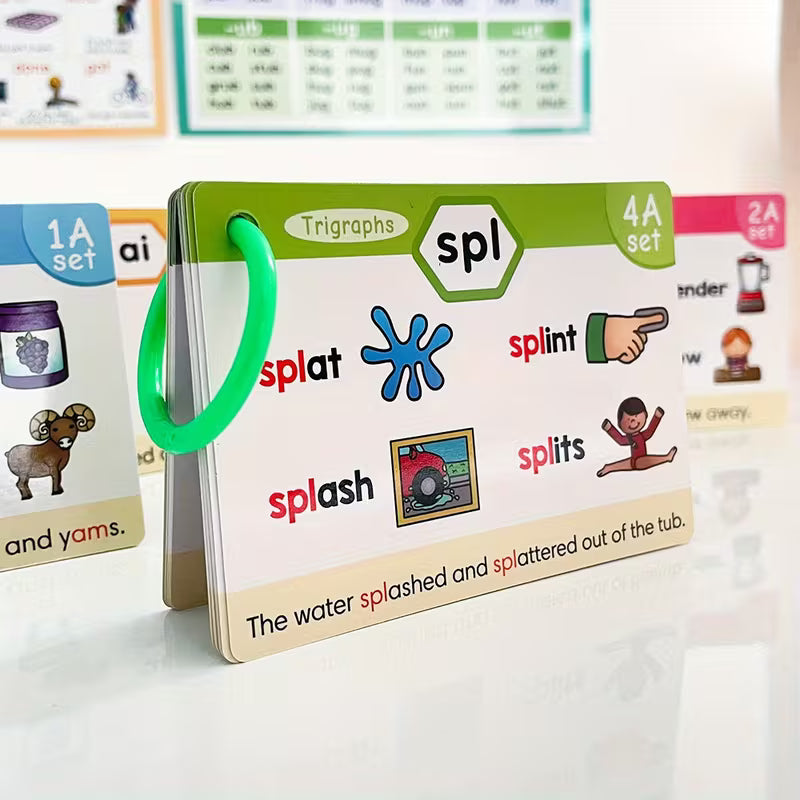 Phonics Flash Cards 65 Double-sided
