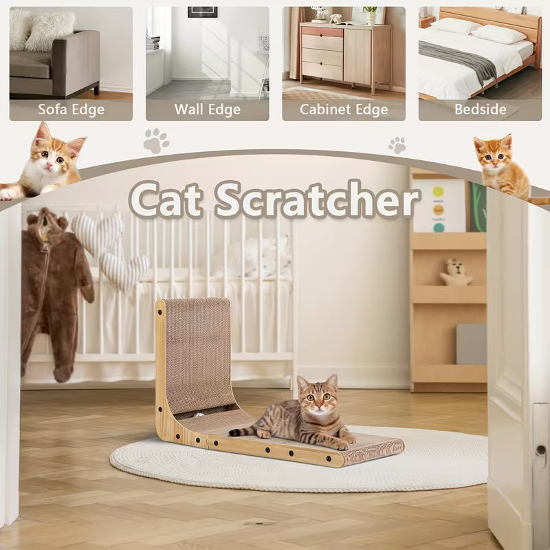 Of Cat Scratcher, Cat Scratching Post, Cardboard Cat Set