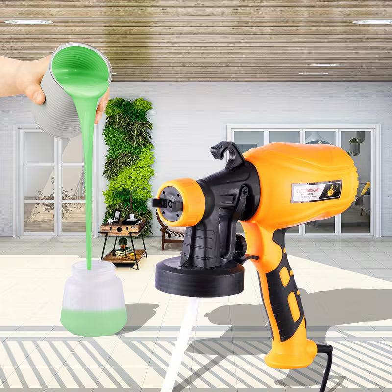 Versatile Electric Paint Sprayer with 2 Nozzles/4 Nozzles and Multiple Spray Patterns