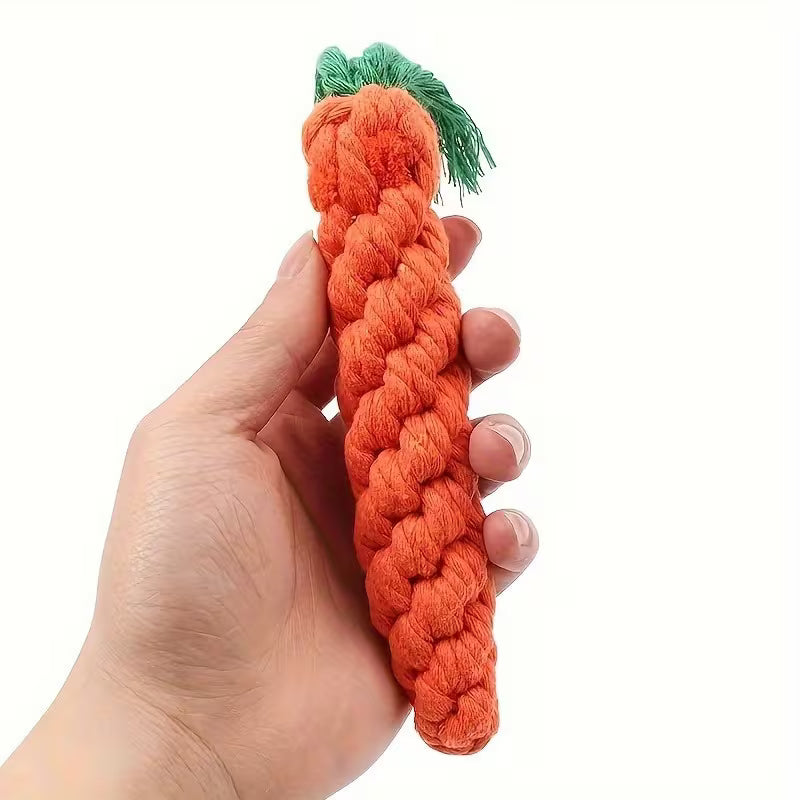 Interactive Dog Toy - Durable Carrot-Shaped