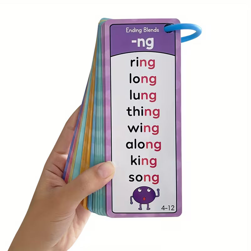 117 Groups Phonics Words Learining Flash Cards