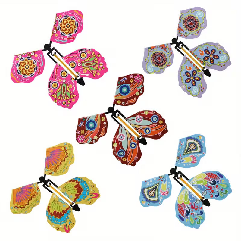 12-Piece Flying Butterfly Toys for Kids Plastic