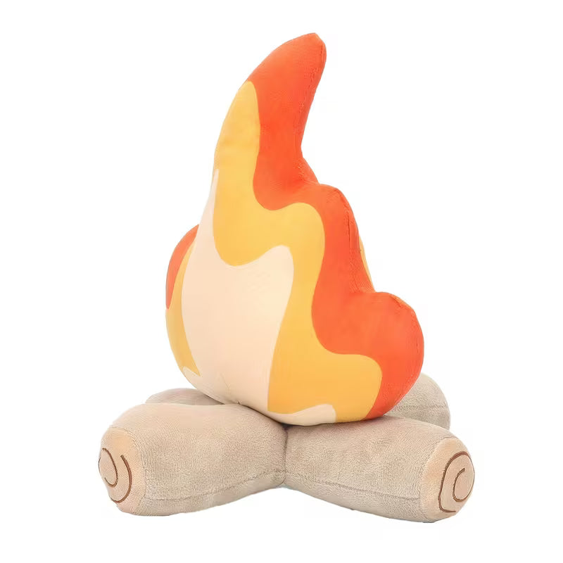 30cm/11.8inch Printed Bonfire Plush Toy Campfire Soft Fire Pile Fun