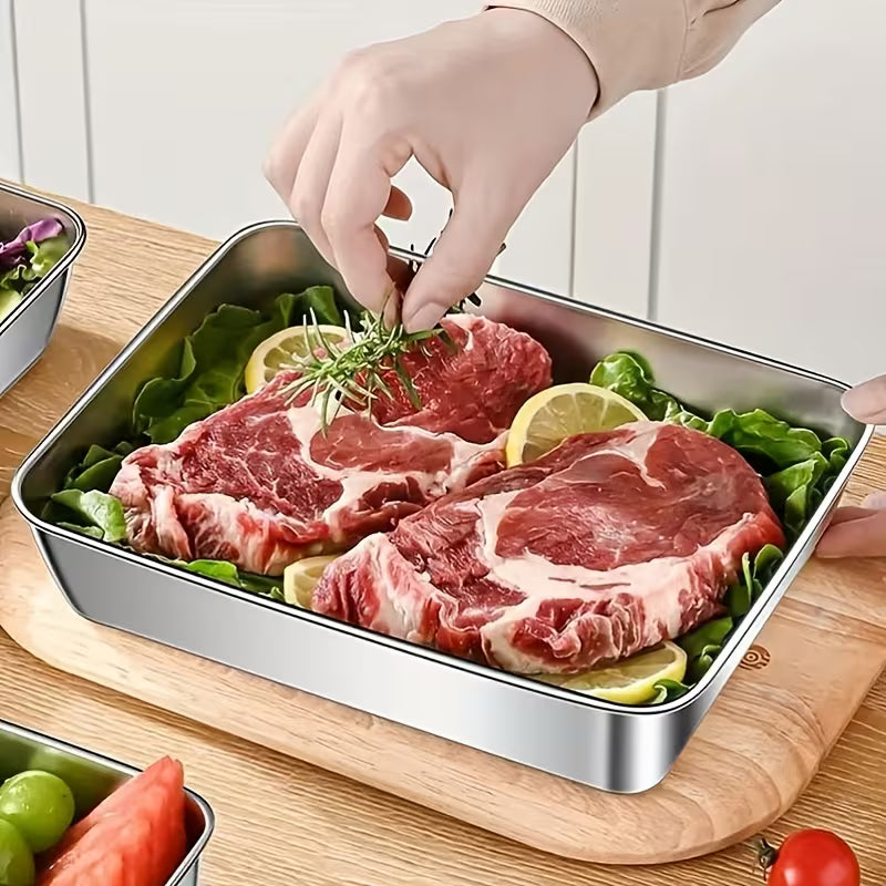 Purchase Three And Receive Two at No Cost, Making a Total of Five Stainless Steel Food Storage