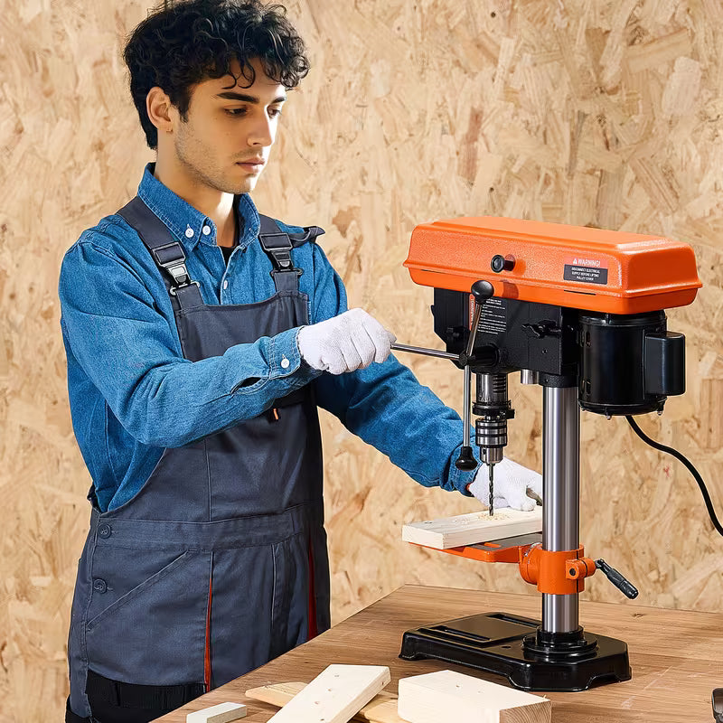VEVOR 8 in Benchtop Drill Press, 2.5A Induction, Wood
