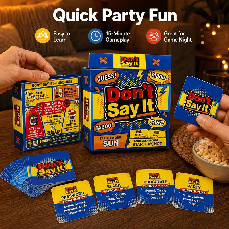 Mini Version of Taboo Card Game