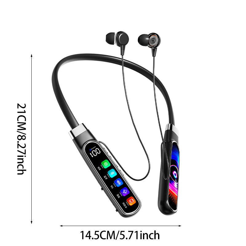 Bluetooth 6.0 Neckband Headphones, Equipped