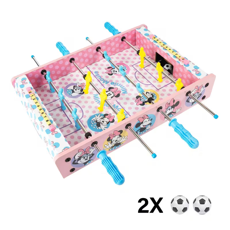 Minnie Mouse Wooden Tabletop Foosball Game