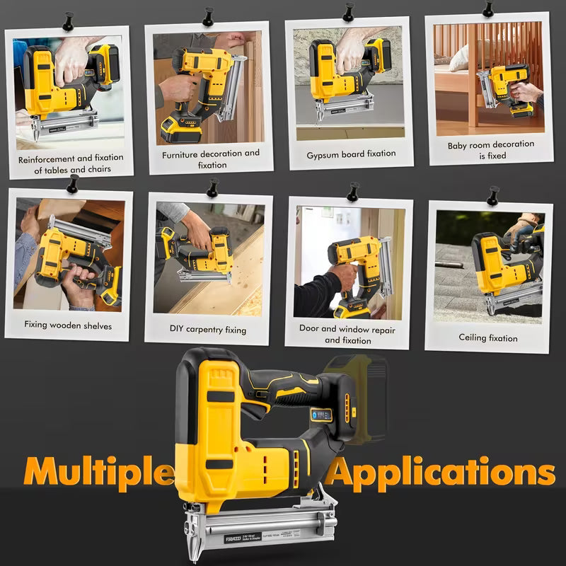 18GA Brad Nailer for Dewalt 20V Max, Brushless Tool Kit