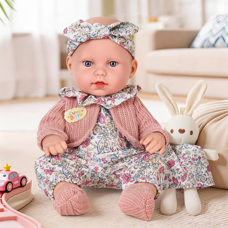 12-Inch Realistic Vinyl Doll Set