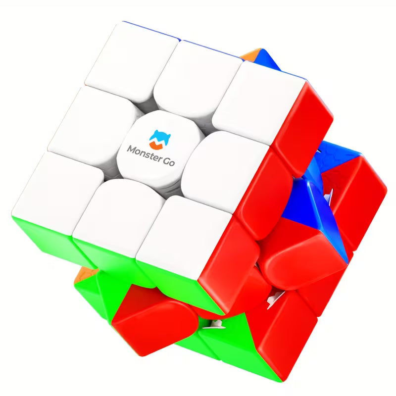 Monster Go Magnetic 3x3 Speed Cube - Educational Puzzle Toy