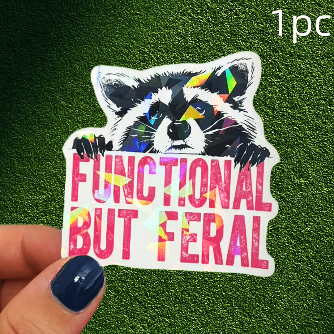 3pcs Raccoon "FUNCTIONAL BUT FERAL," a Super Popular Contemporary Office Set