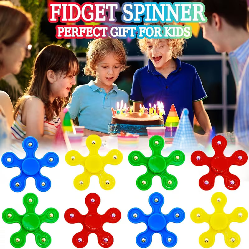 24-Piece Kids' Fidget Spinner Set Birthday Party Favors and Classroom
