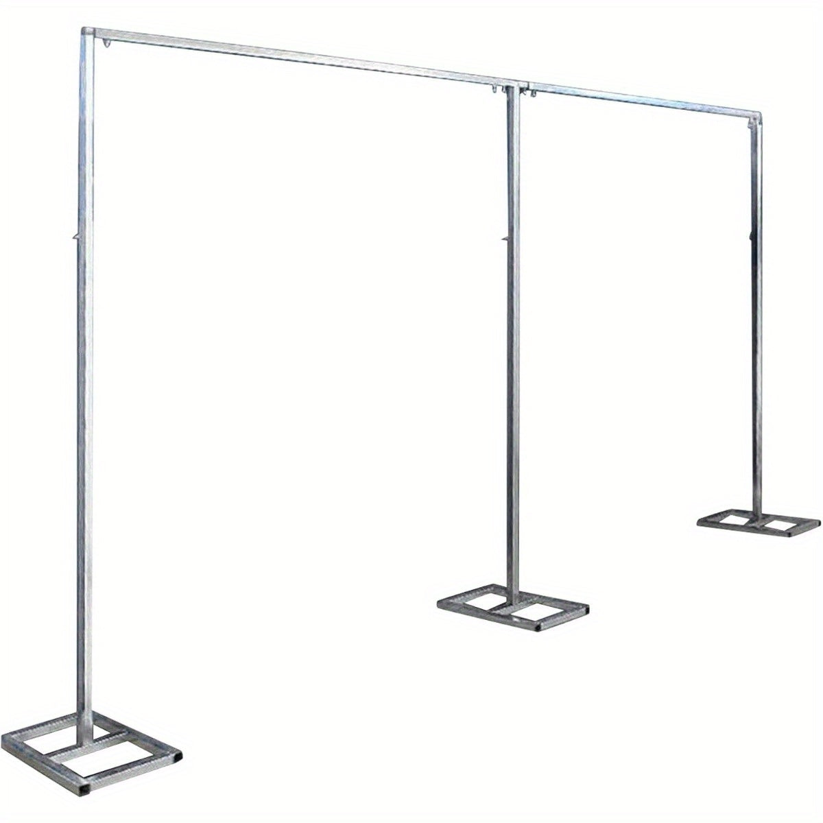 Heavy Duty 20ft x 10ft Wedding Backdrop Stand Pipe Kit, Stainless Steel