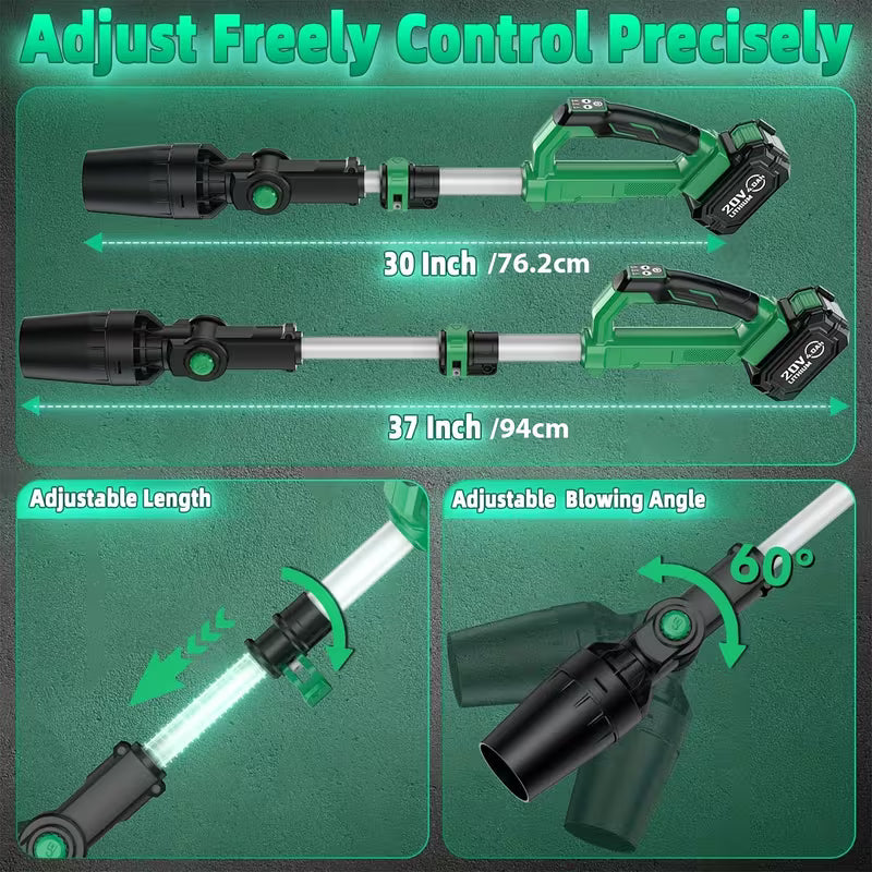 KIMO 20V Brushless Handheld Leaf Blower Cordless with 4000mAh Li-ion Battery & Fast Charger
