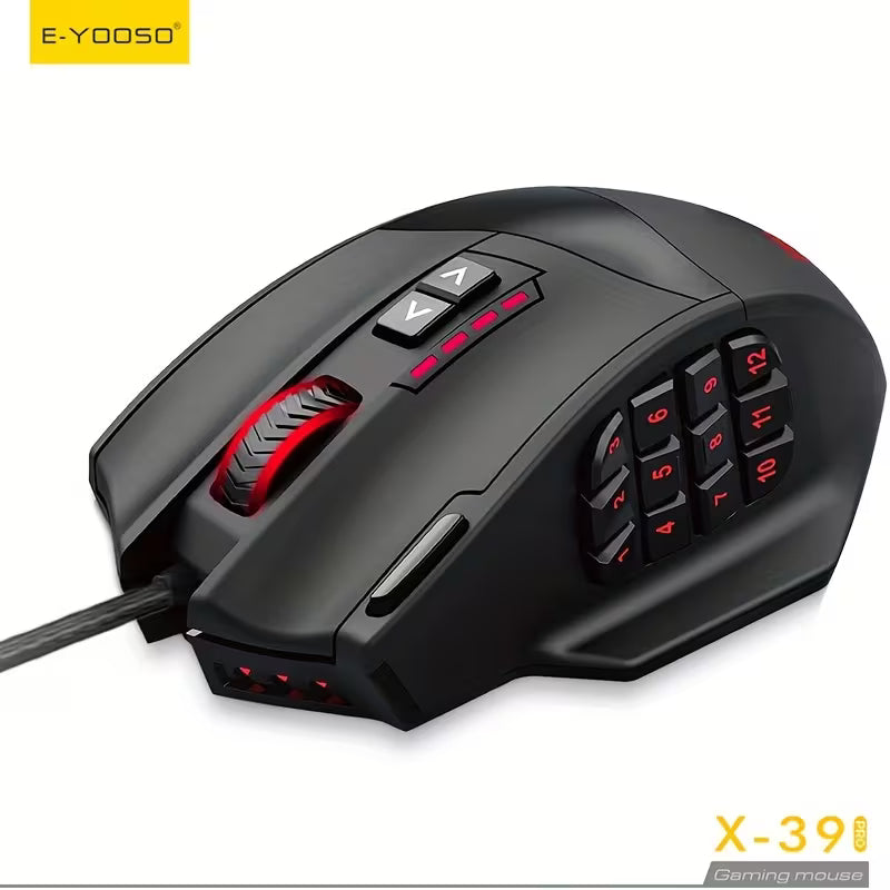E-YOOSO New Upgraded Wired Gaming Mouse X-39 PRO