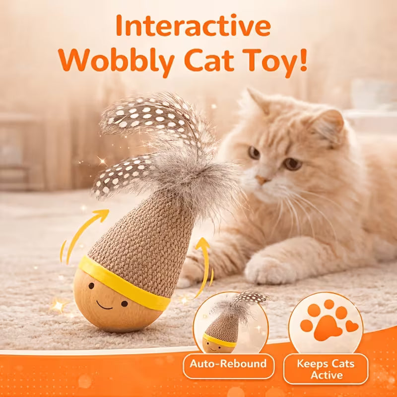 Fun Cat Toy, The Ultimate Self-Entertainment Companion, Random Color