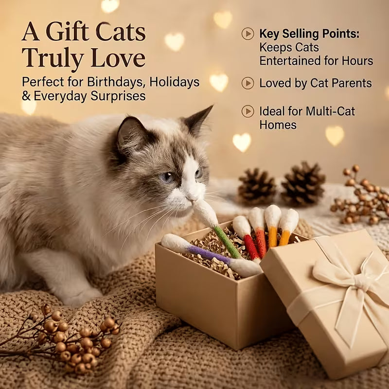 2-Piece Extra Large Cat Toys
