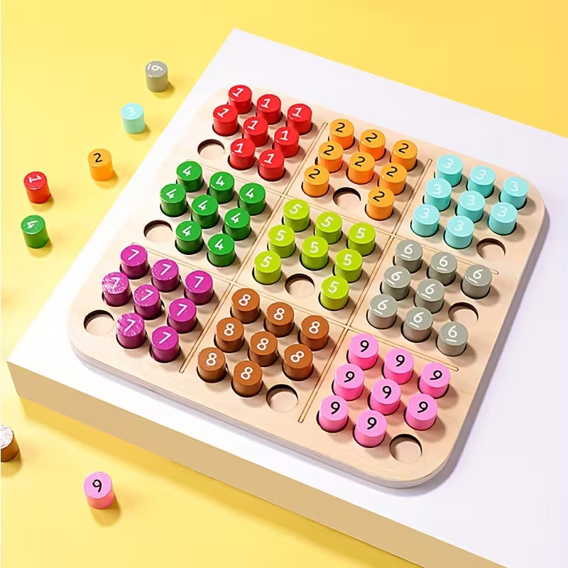 Children Sudoku Games Chess Toys • Cognitive Color Digital Board Party