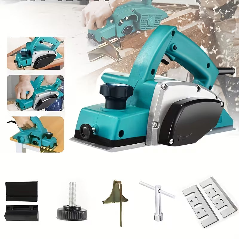 110V Ampere Electric Hand Wood Planer Hand Planers Woodworking Tool Corded Electric Handheld
