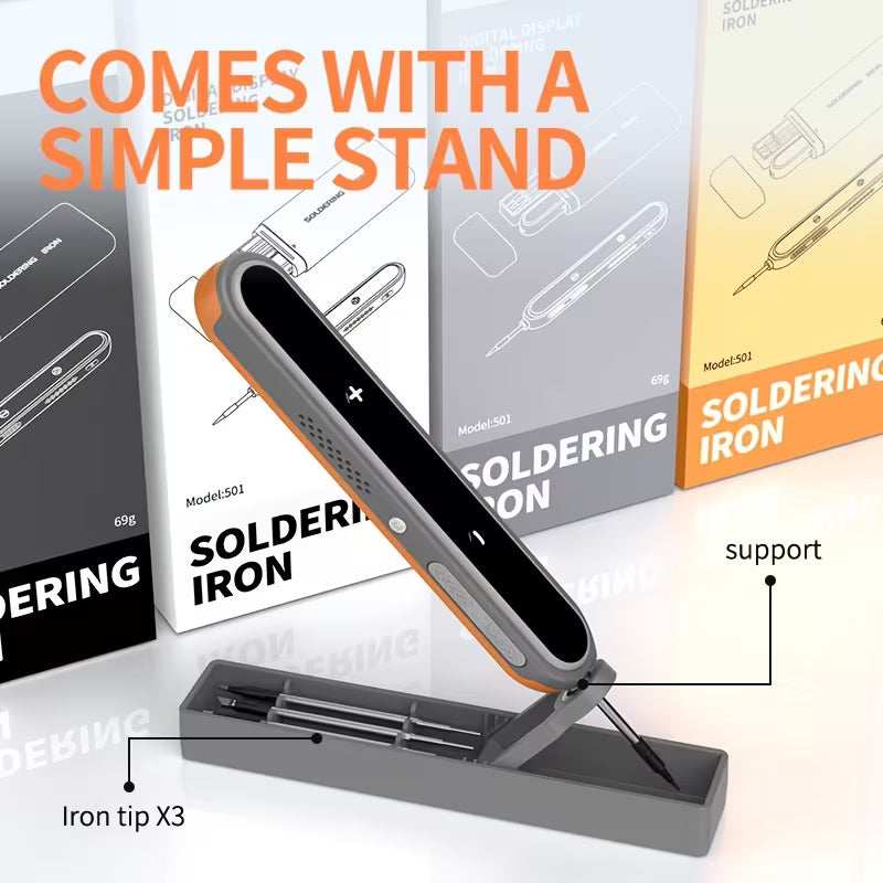Cordless Soldering Kit, Rechargeable Soldering