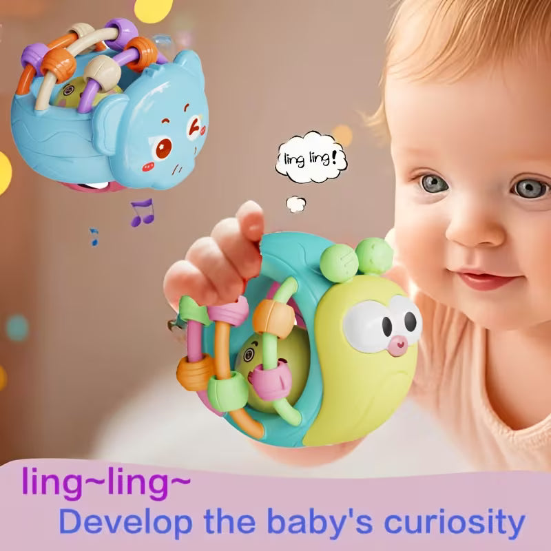 Cute and Interesting Hand-held Baby Rattle Plastic