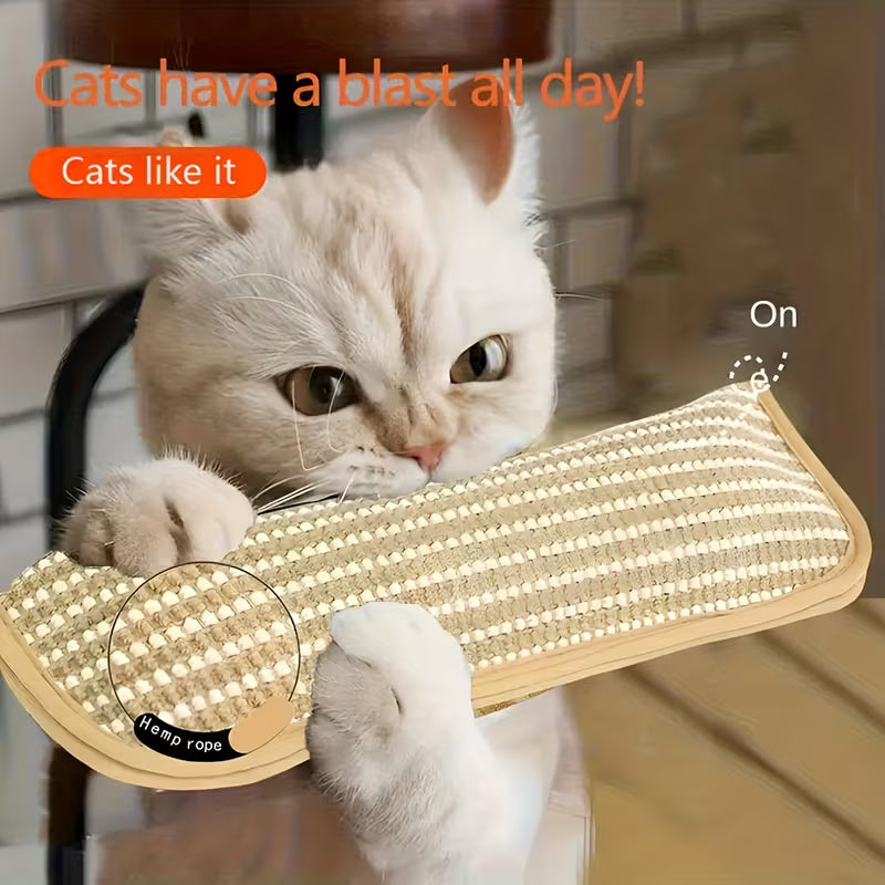 Cat Toy Game Pillow and Cat Scratching Pad