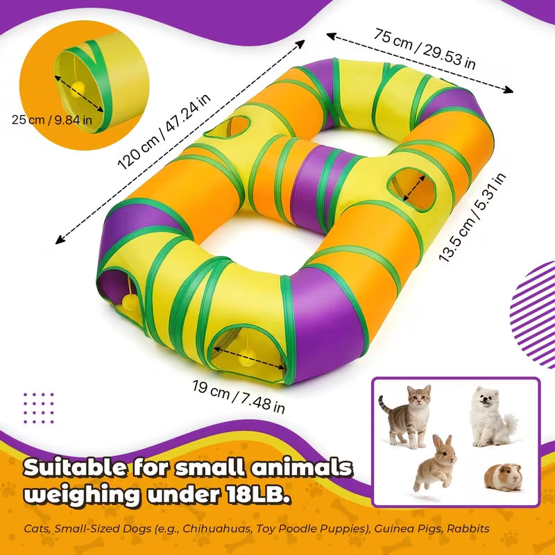 Large Collapsible Play Tunnel