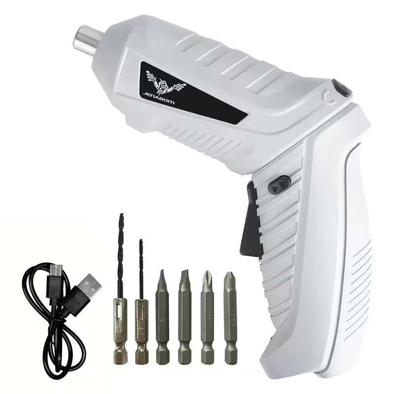 3.6V 6pcs/47pcs/113pcs Electric Screwdriver Tool Set, Rechargeable Battery Cordless Screwdriver