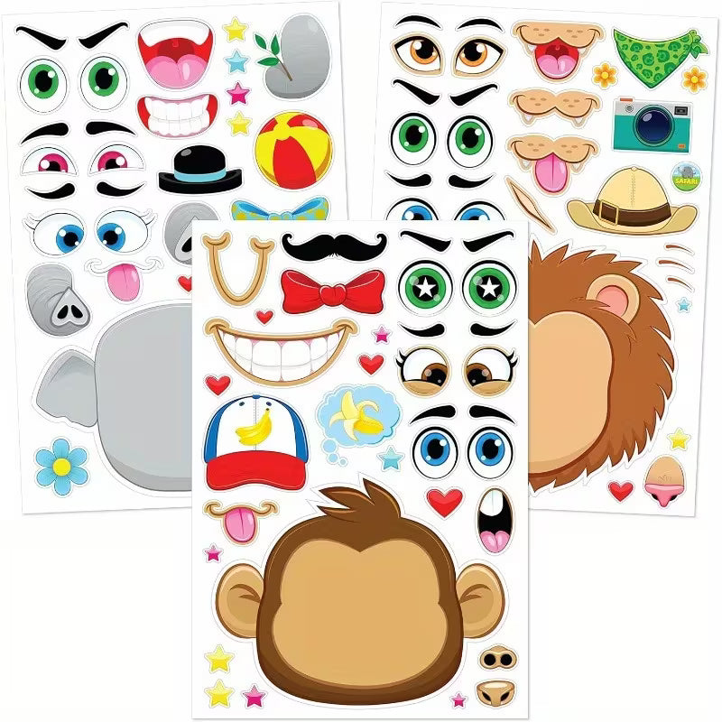 36-Piece JOYIN Make a Face Stickers