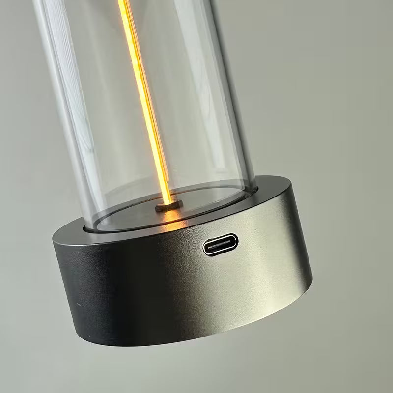 Minimalist Lamp Bedside Cordless Lamp Rechargeable Modern Bedside Table Lamp With Level 3 Touch