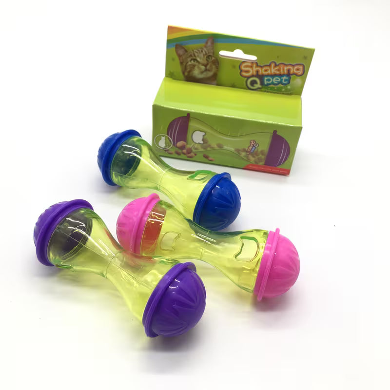 Bone-Shaped Slow Feeder Cat Toy, Funny Food Dispenser