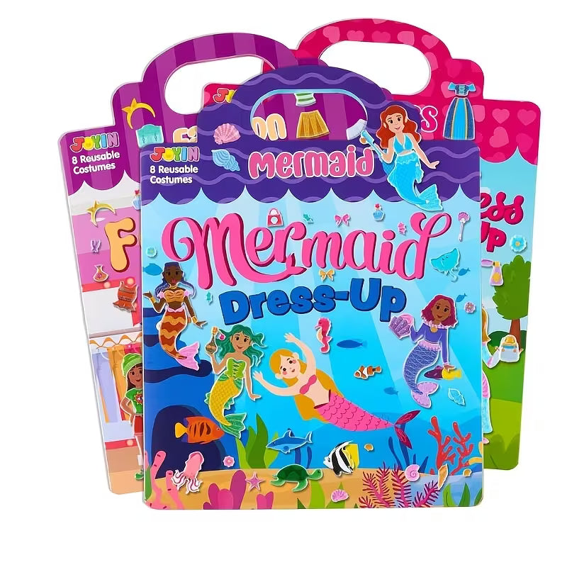 SYNCFUN 3-Piece 3D Foam Sticker Books