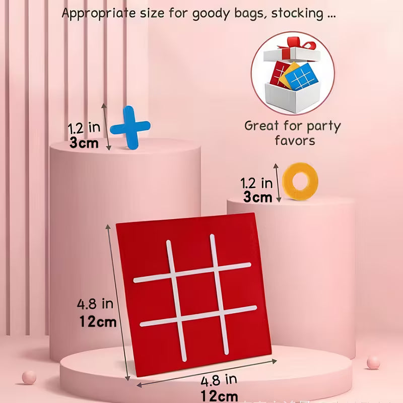 Gift for Her/him 16-Piece of Felt Tic-tac-toe Party Toys
