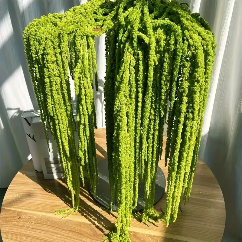 13pcs Set - Artificial Simulated Hanging Moss - Elegant Green Wisteria Hanging Flowers