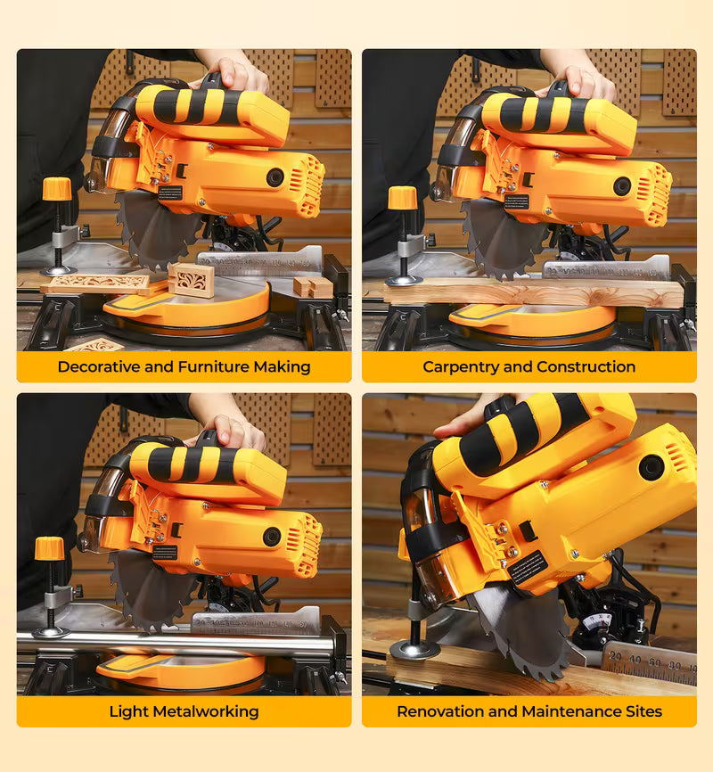 DEKOPRO Corded Miter Saw, Wood