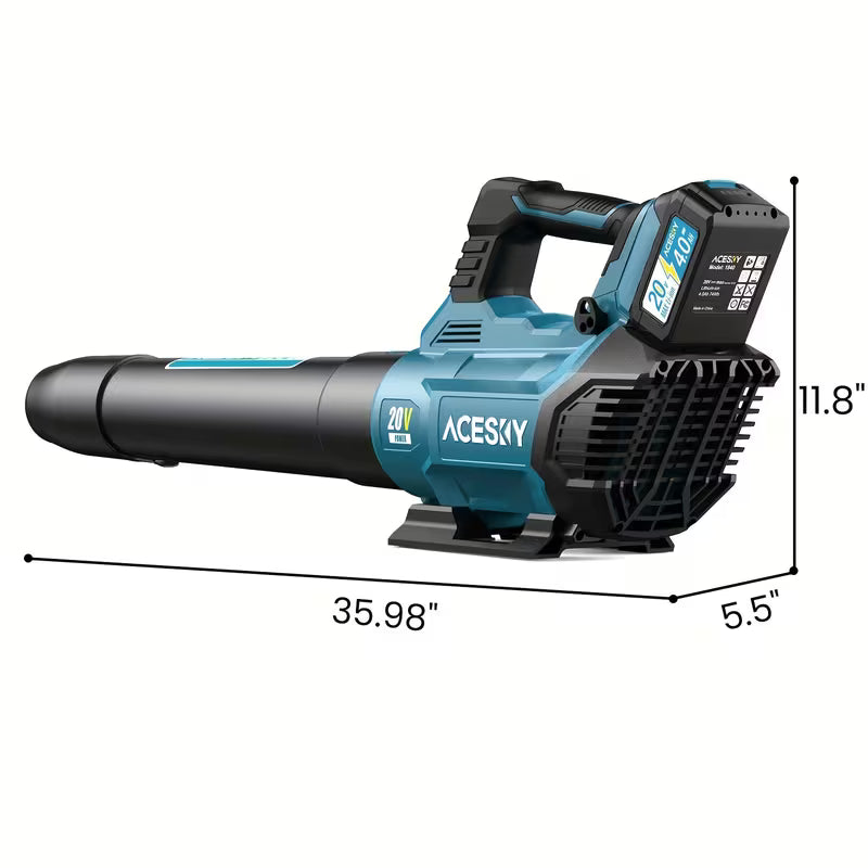 Cordless Leaf Blower 580CFM - detail 2
