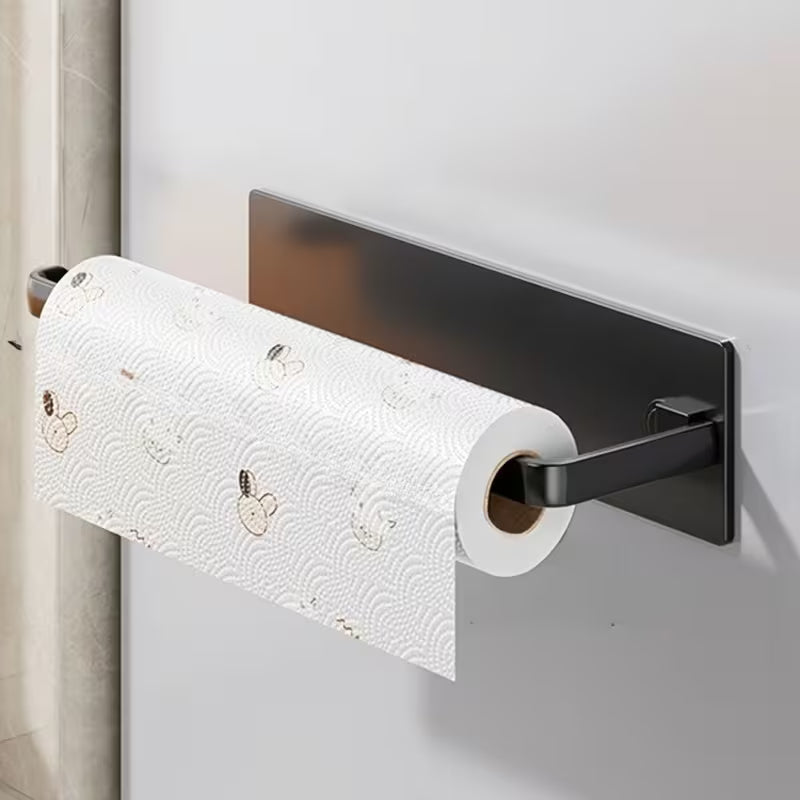 Premium Paper Towel Holder, Modern Kitchen Towel Rack Set, Plastic