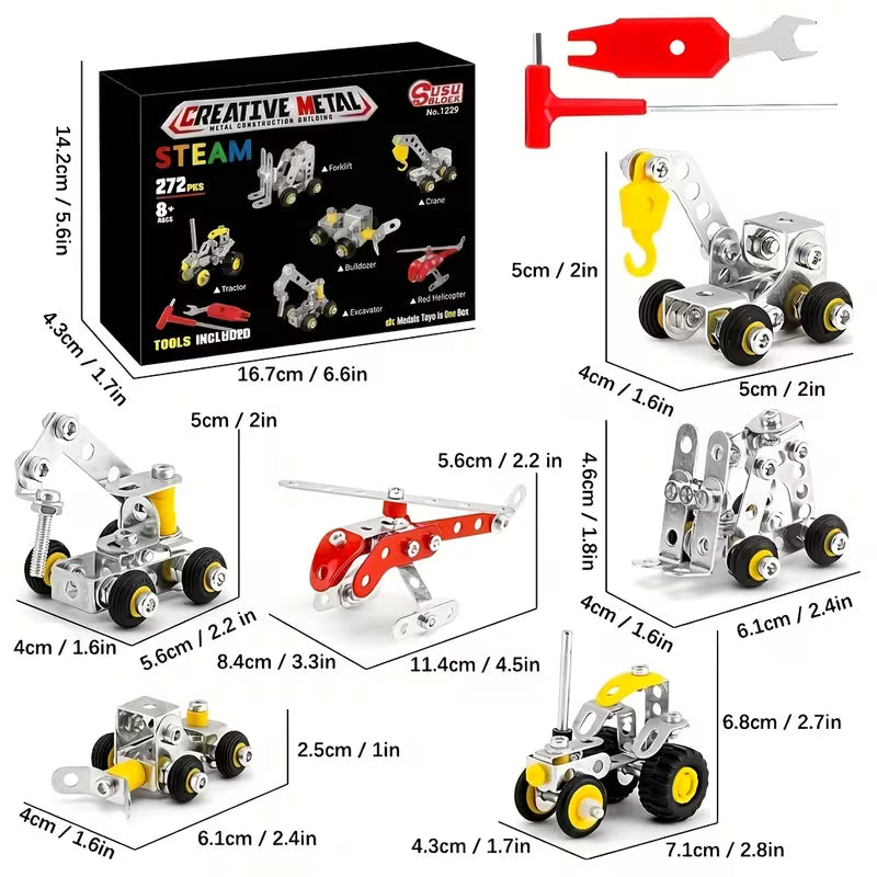 6-In-1 Metal Model Kit