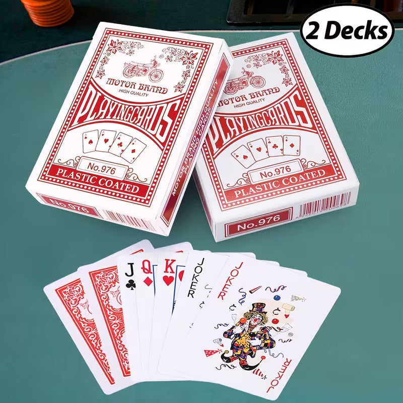 2 Packs LOTFANCY Playing Cards Paper